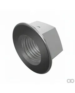 John Deere - E59406 - Hexagonal Flange Lock Nut, 9.525 mm (3/8")
