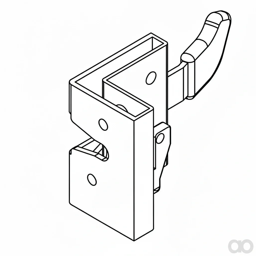 John Deere - ER371223 - Left Side Door Lock
