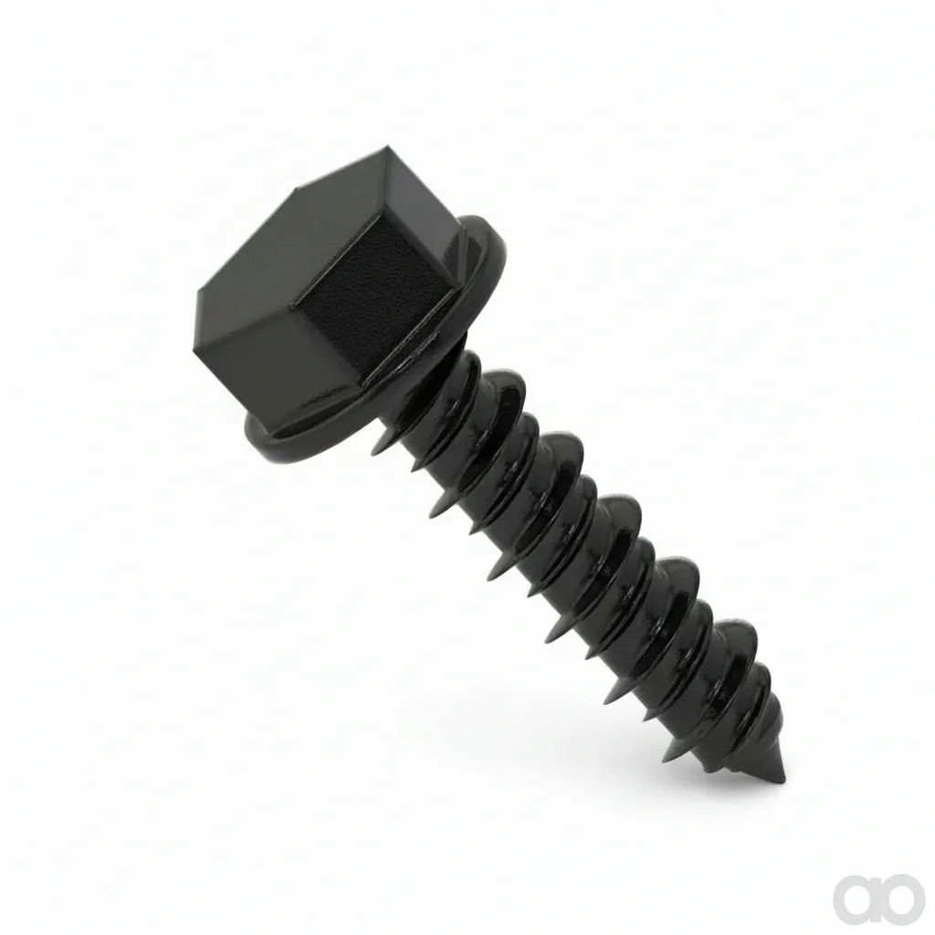 John Deere - GX24487 - Hexagonal Flange Head Self-Tapping Screw, 1/4" X 0.874"