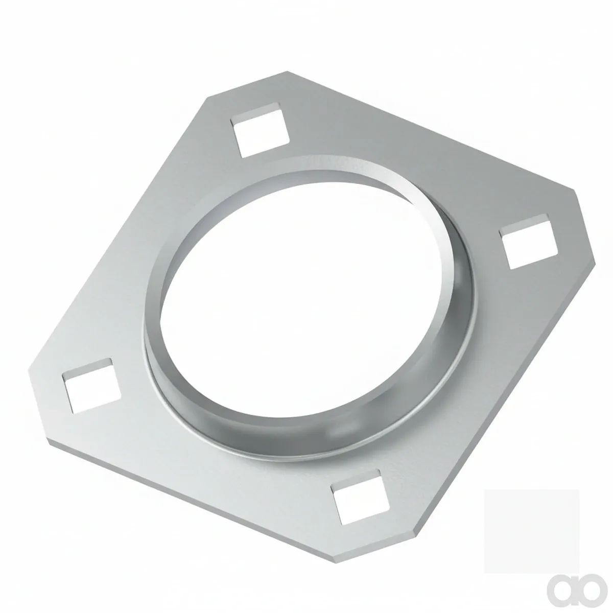 John Deere - H113625 - 4-Hole Square Trimmed Flanged Bearing Housing