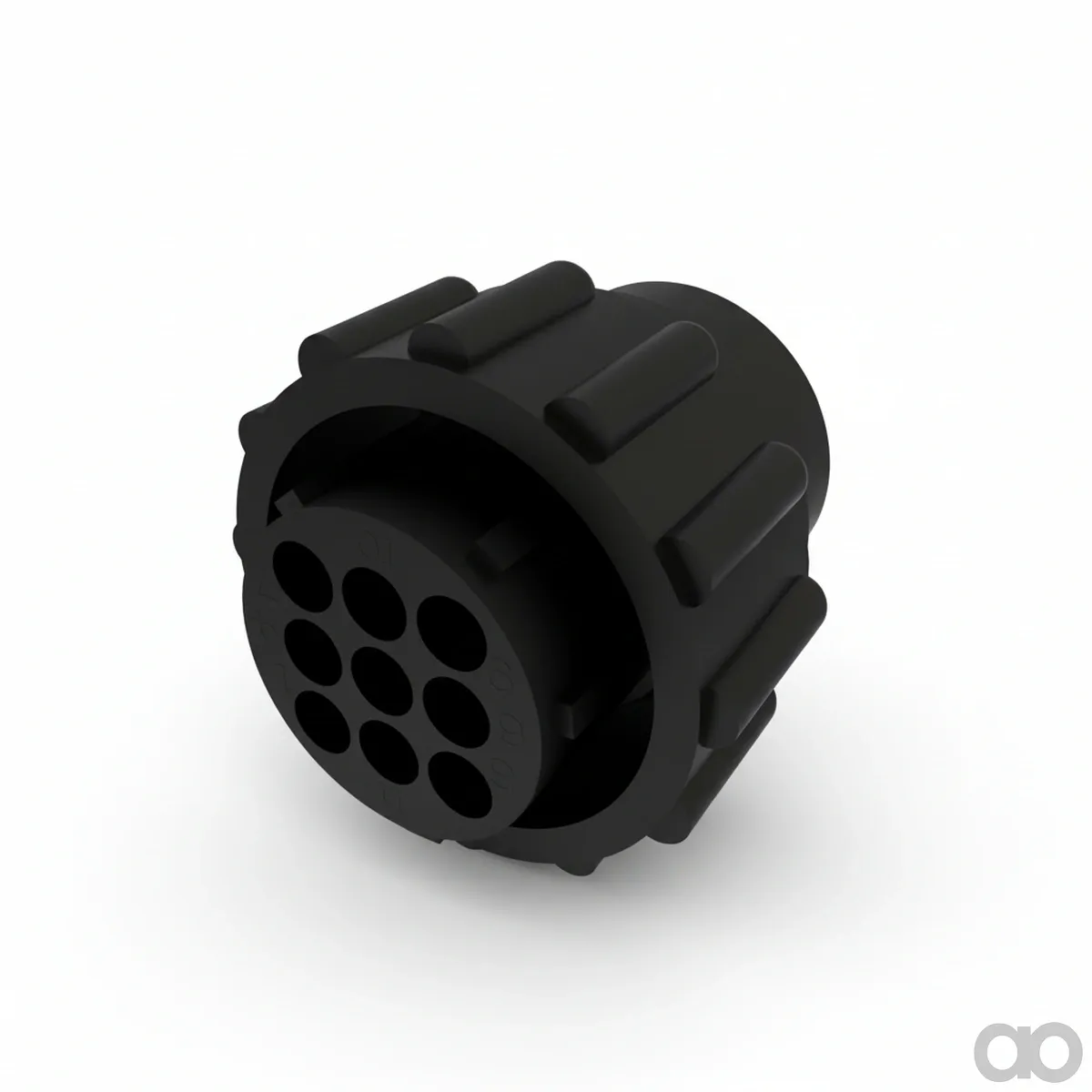 John Deere - H118422 - Black Electrical Connector Terminal, 9 Cavities