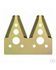 John Deere - H153329 - Fine Tooth Draper Platform Cutting System Standard Section (Pack of 25)