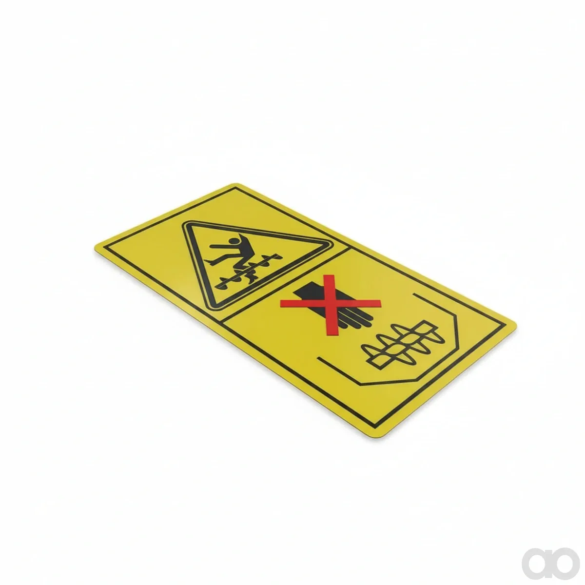 John Deere - HXE123805 - Grain Tank Auger Avoid Entry Warning Label