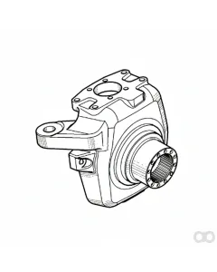 John Deere - L171448 - MFWD Knuckle LH Housing