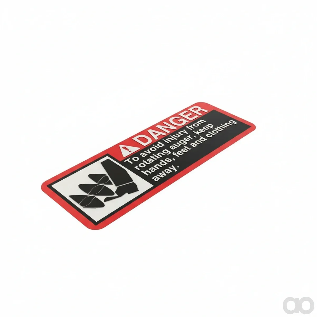 John Deere - M144853 - Danger Label, Auger