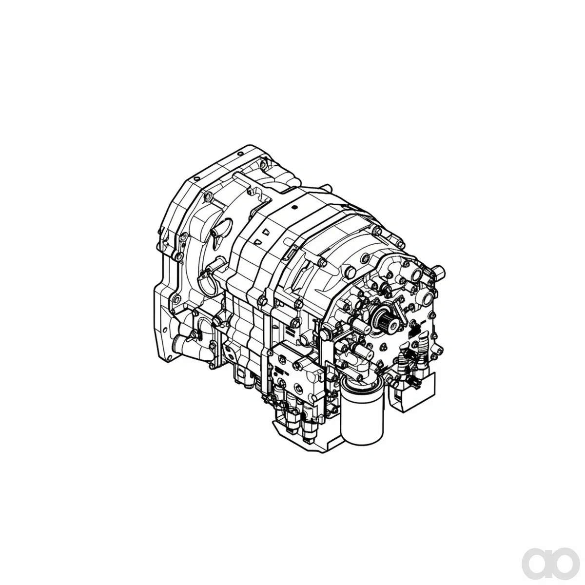 John Deere - PG203664 - REMAN PowrQuad™ Transmission, Electrical Reverser Control