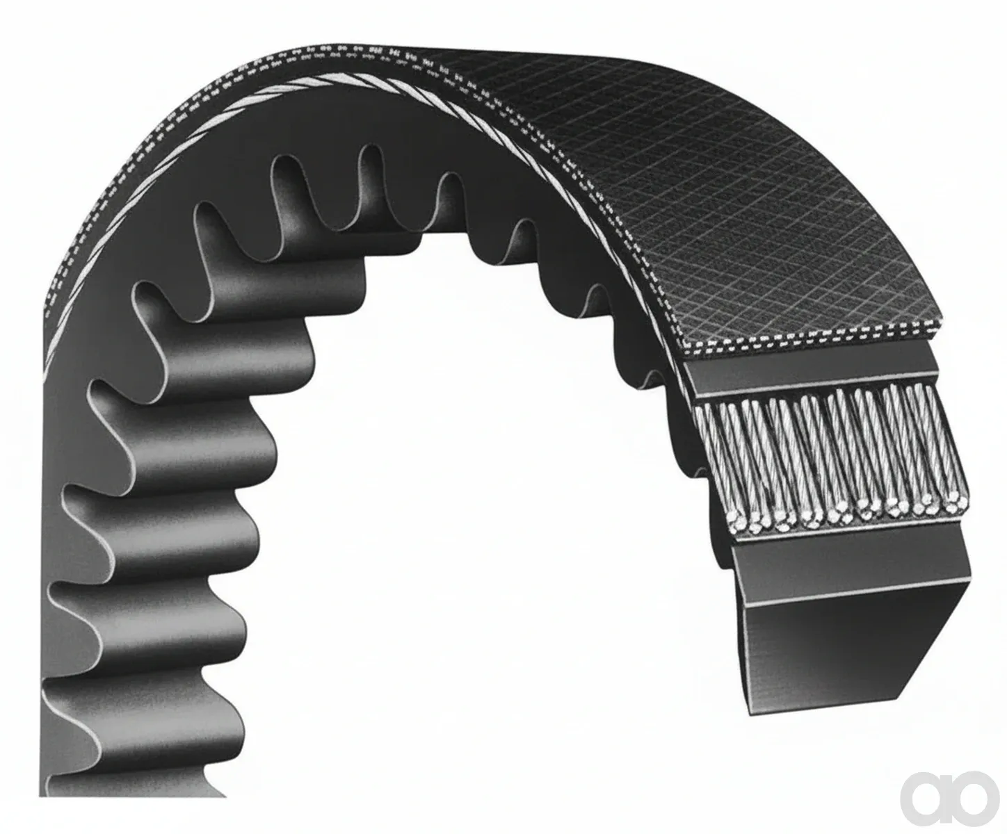 Optibelt - XPA1607 - Toothed V-Belt LW M=S