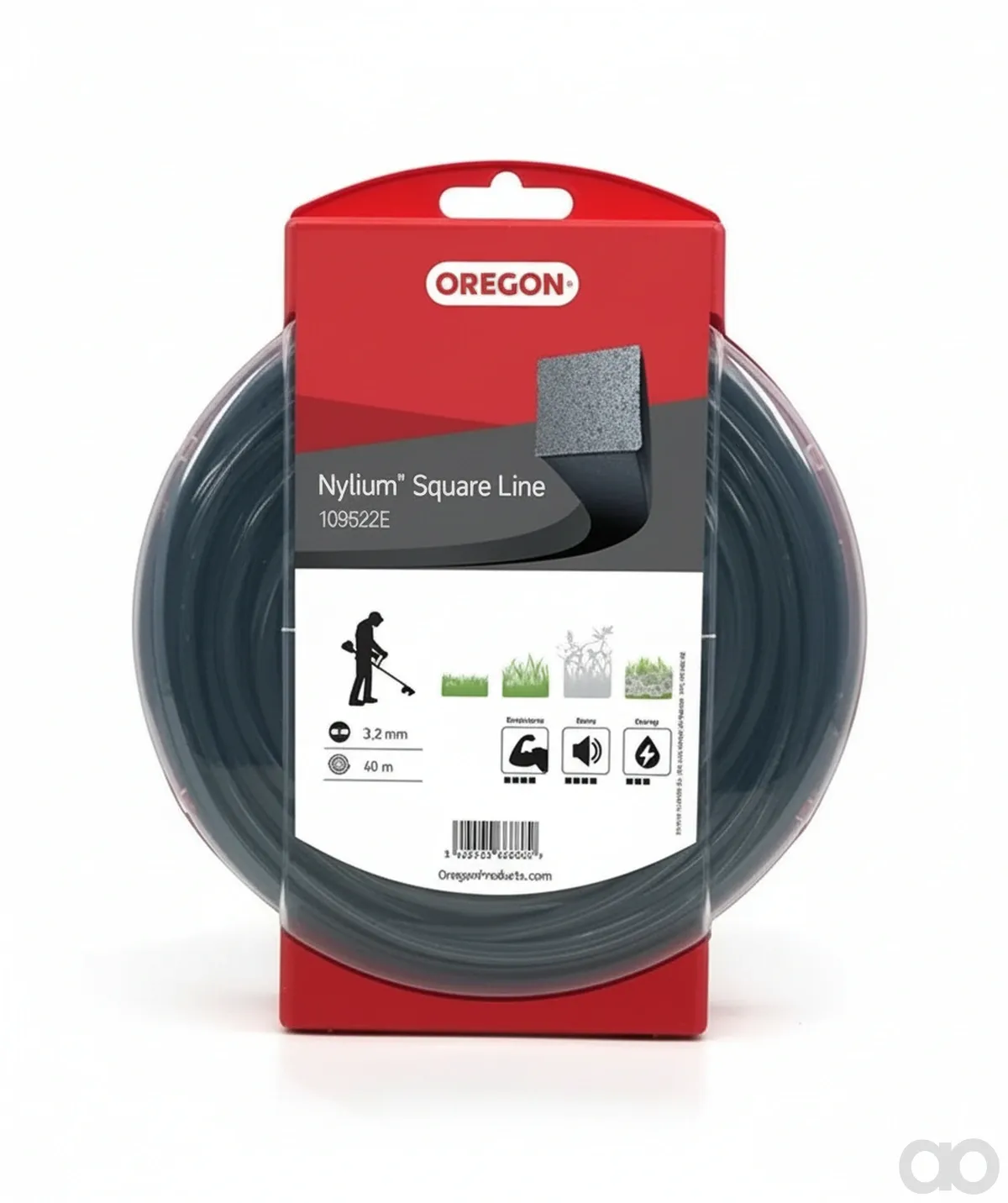 Oregon - 109522E - Square Nylium Line 3mm 40m