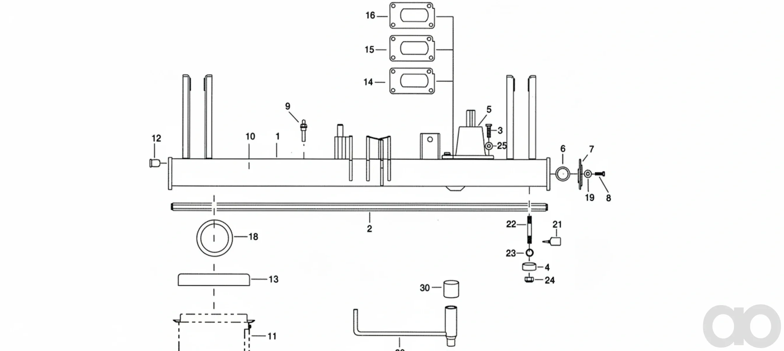 Pöttinger-00330600800 - Crank handle