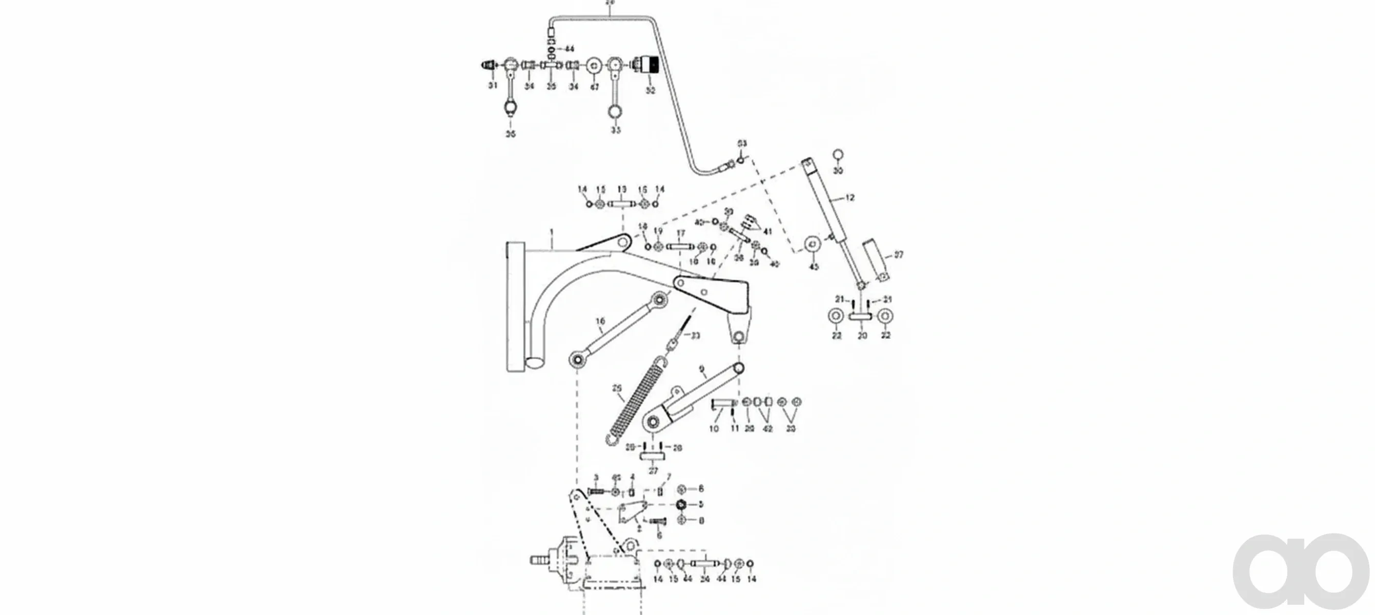 Pöttinger-00333100510 - Spring holder