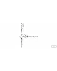 Pöttinger-00333800070 - Drive shaft L=200 mm