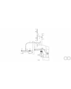 Pöttinger-004471251 - Hydraulic hose NW 6x3000 1SN-K