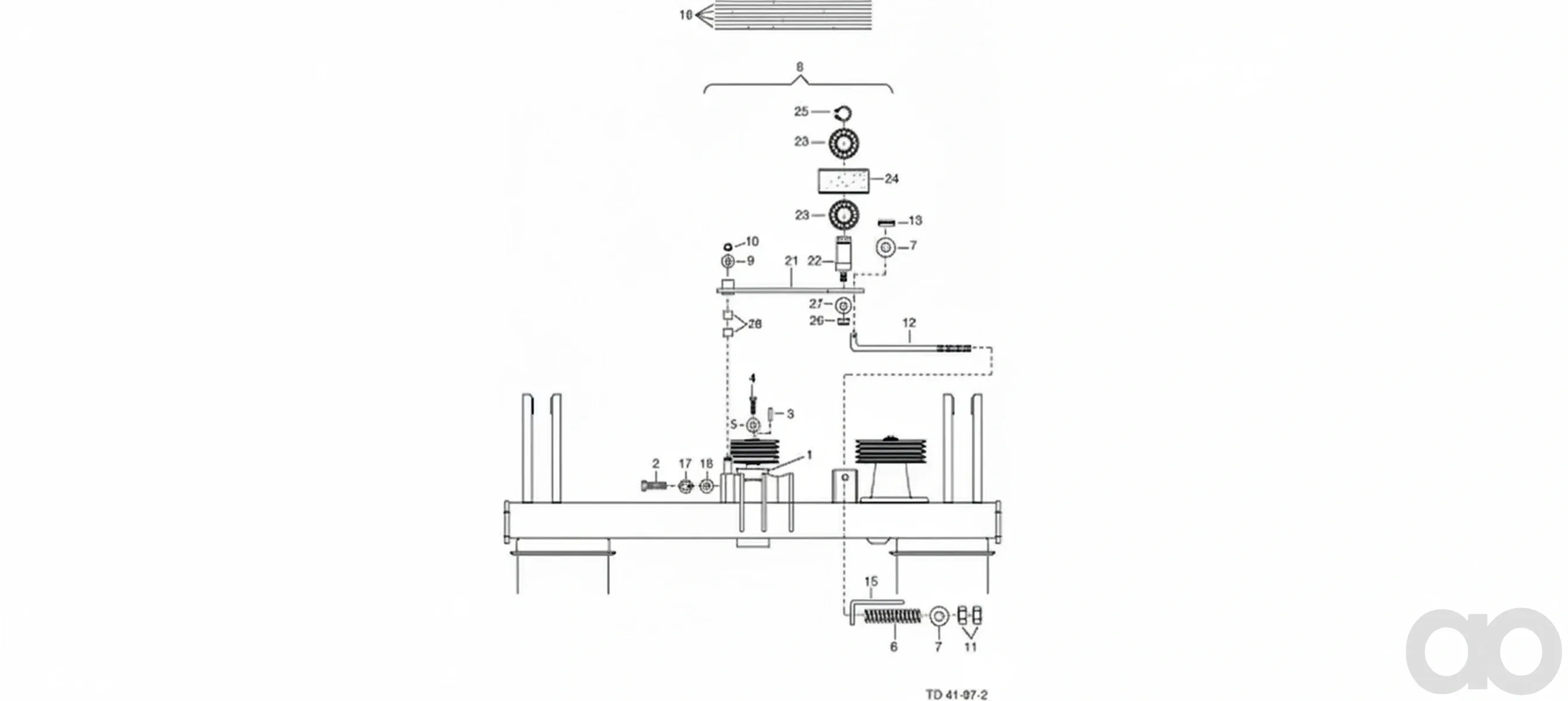 Pöttinger-00460062 - Set of V-belts 4x SPA 1457