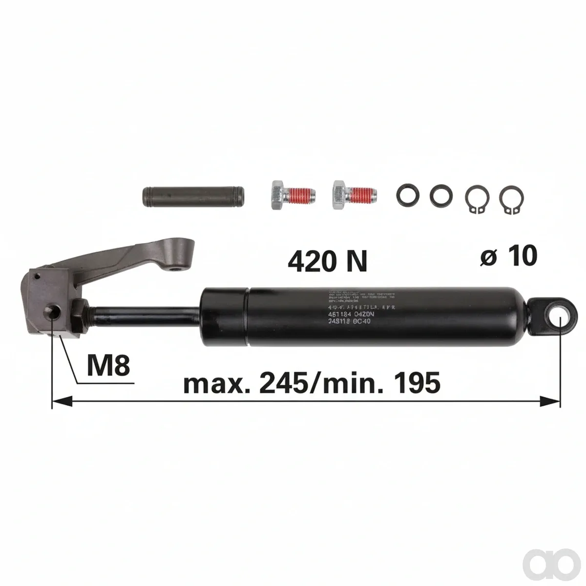 Prillinger - 00115824 - Gas Spring for Steering Column