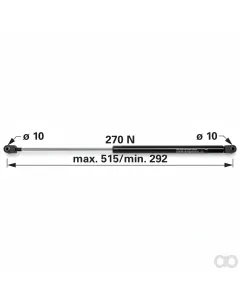 Prillinger - 00115854 - Gas Spring for Rear Window