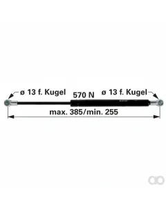 Prillinger - 00115856 - Gas Spring for Door to Same