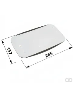Prillinger - 00116701 - Replacement Glass 265x157 mm