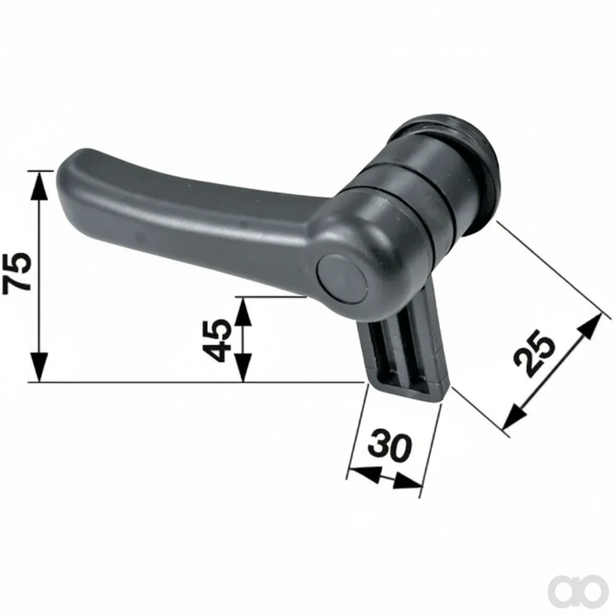 Prillinger - 00117037 - Window Latch Left Complete