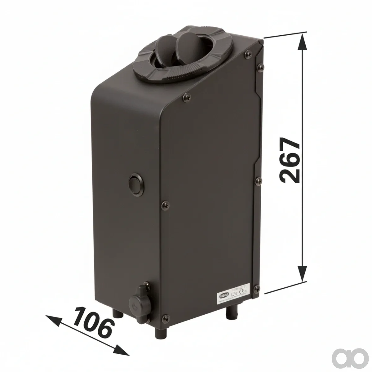 Prillinger - 00118045 - Cabin Heater 12V, 267x106x13