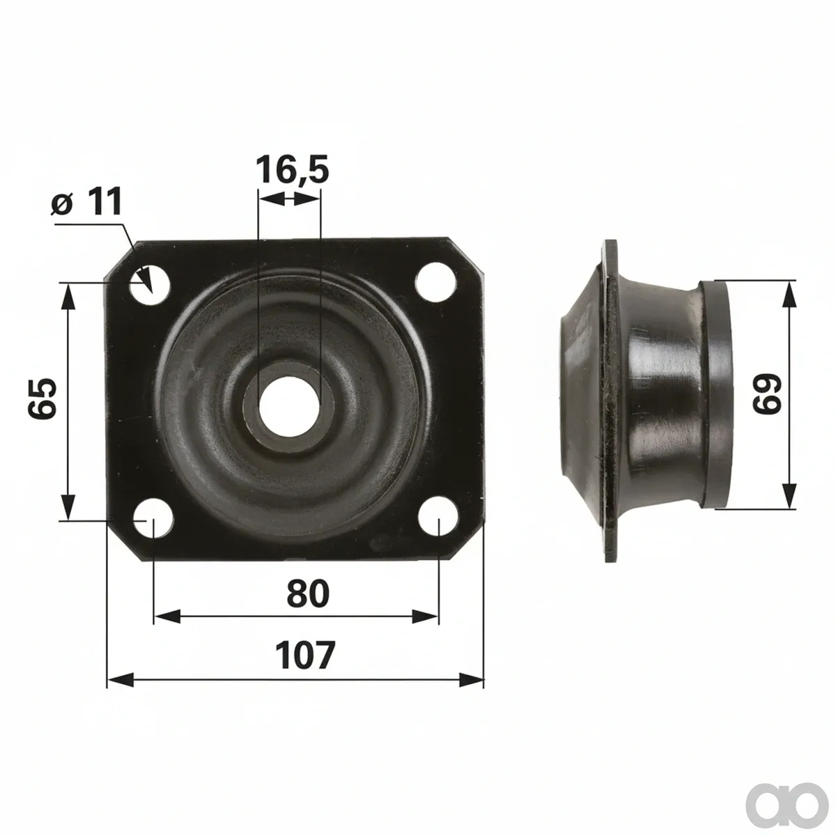 Prillinger - 00118900 - Cabin Mount Replacement for Steyr