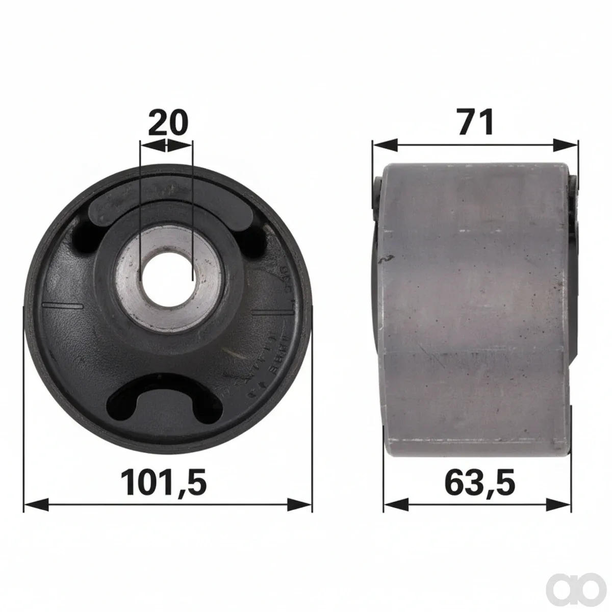 Prillinger - 00118901 - Cabin Mount Replacement for CNH