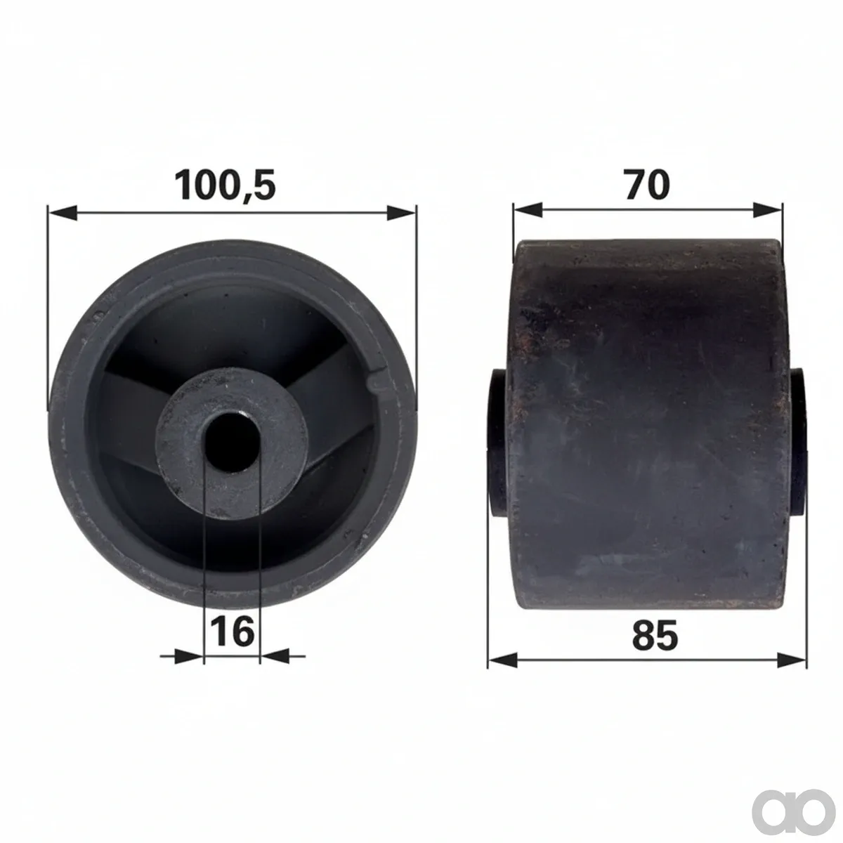 Prillinger - 00118954 - Cabin Mount Replacement for Fendt