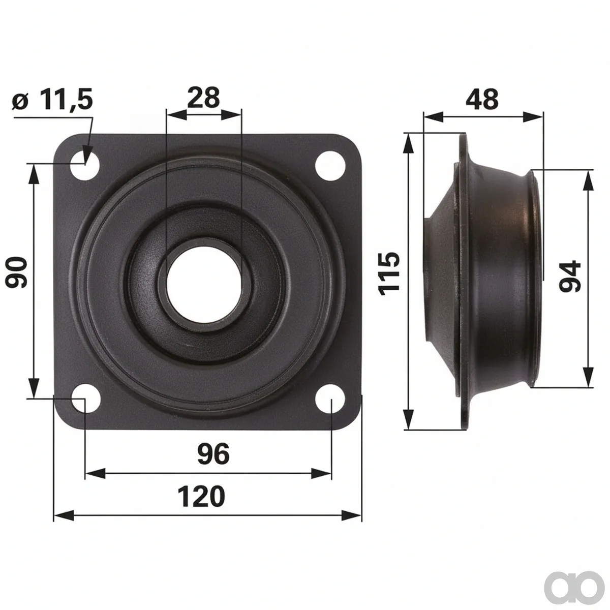 Prillinger - 00118976 - Cabin Mounting Instead of Deutz