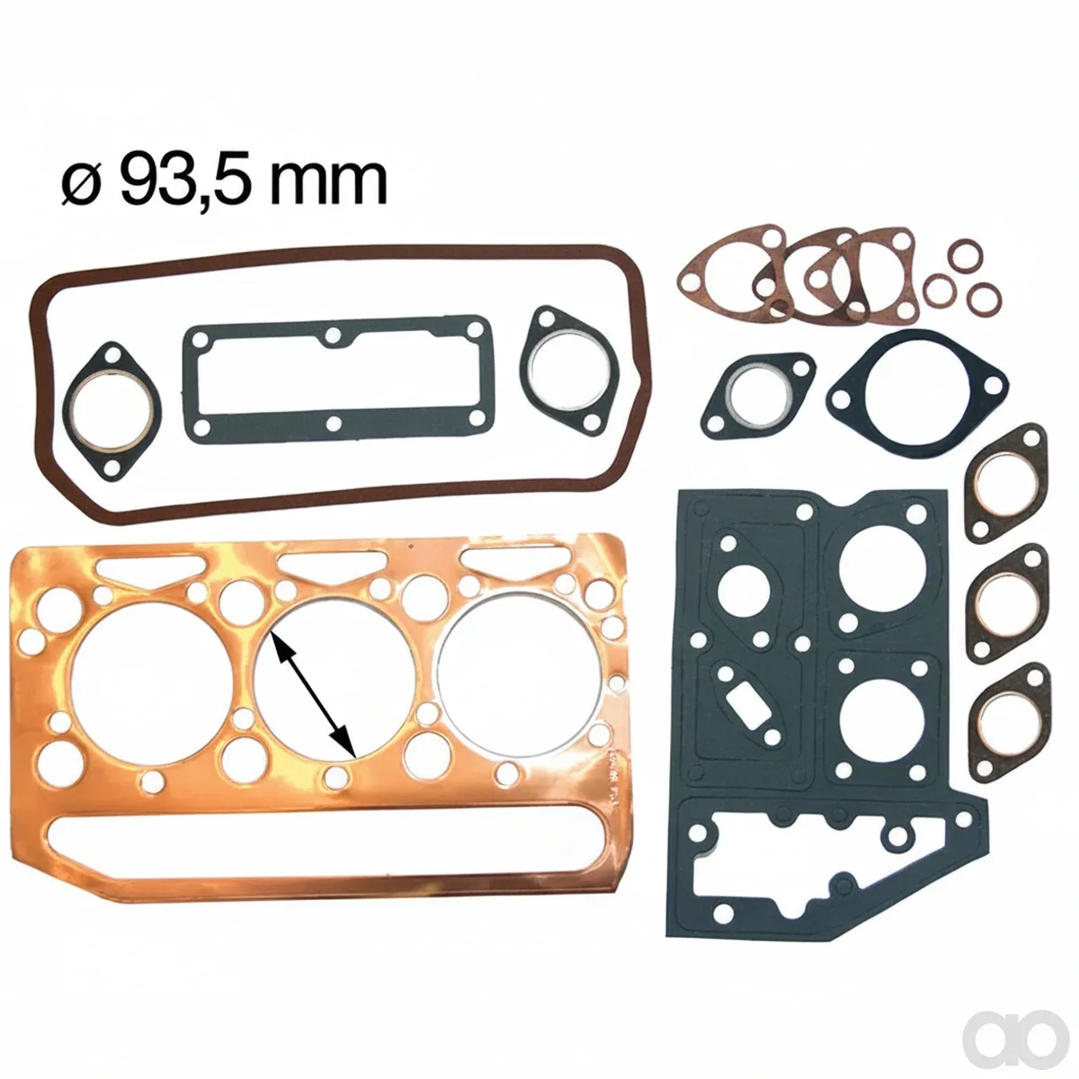 Prillinger - 00120701 - Cylinder Head Gasket Set For MF