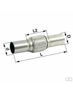 Prillinger - 00125002 - Flex Pipe with Connection Pipe IDM