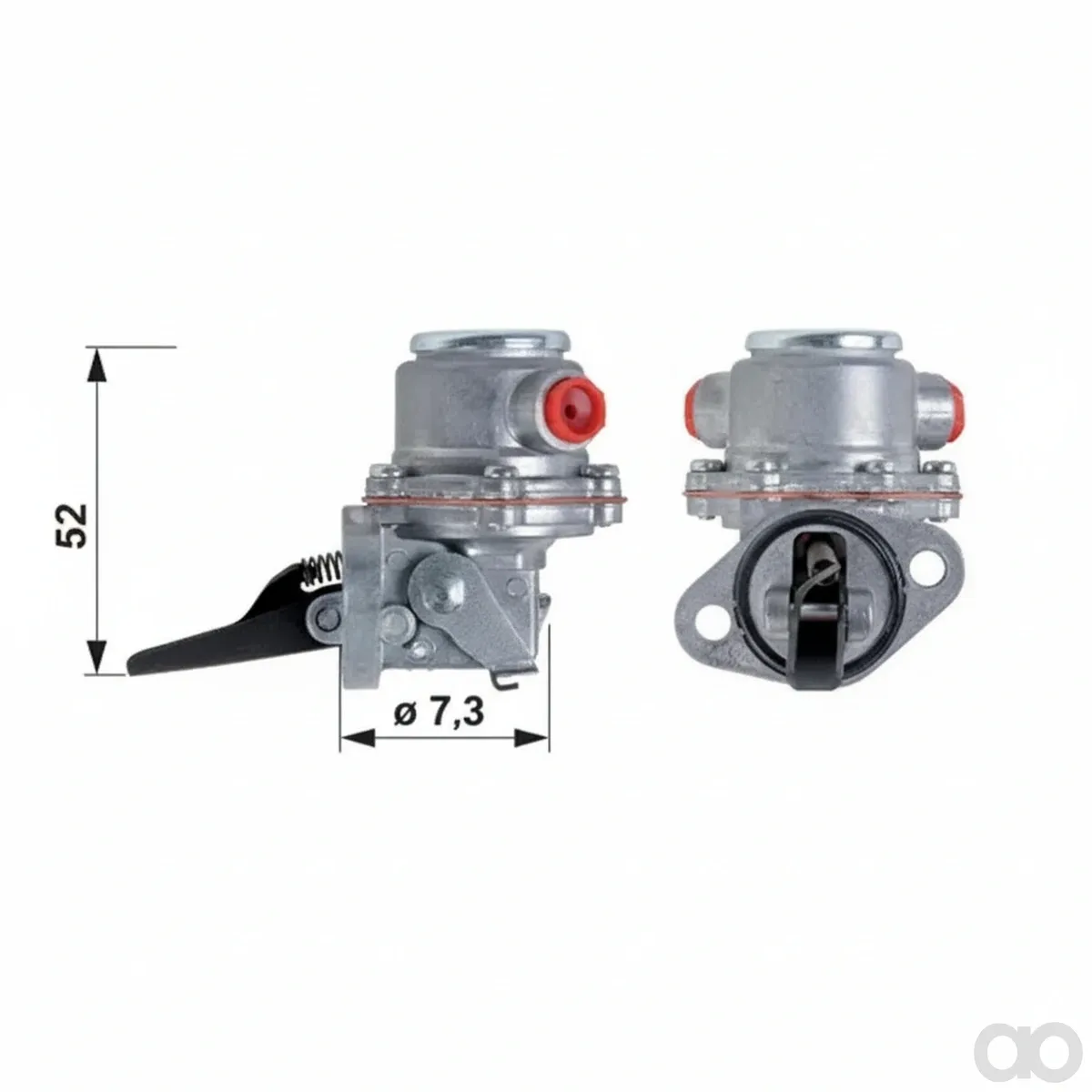 Prillinger - 00127500 - Fuel Pump With 2 Holes
