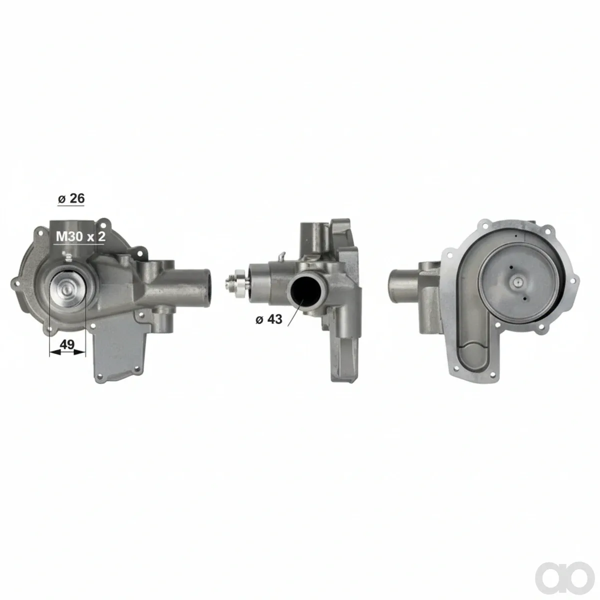 Prillinger - 00128108 - Water Pump For Steyr