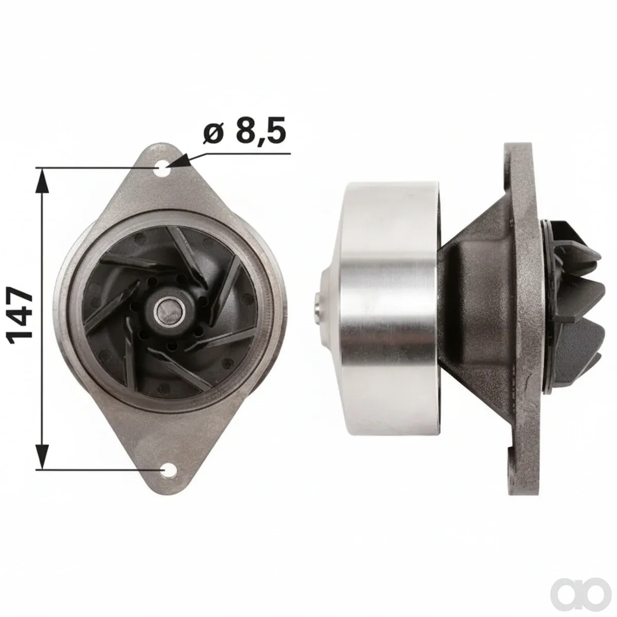 Prillinger - 00128138 - Water Pump Replacement For CNH 5