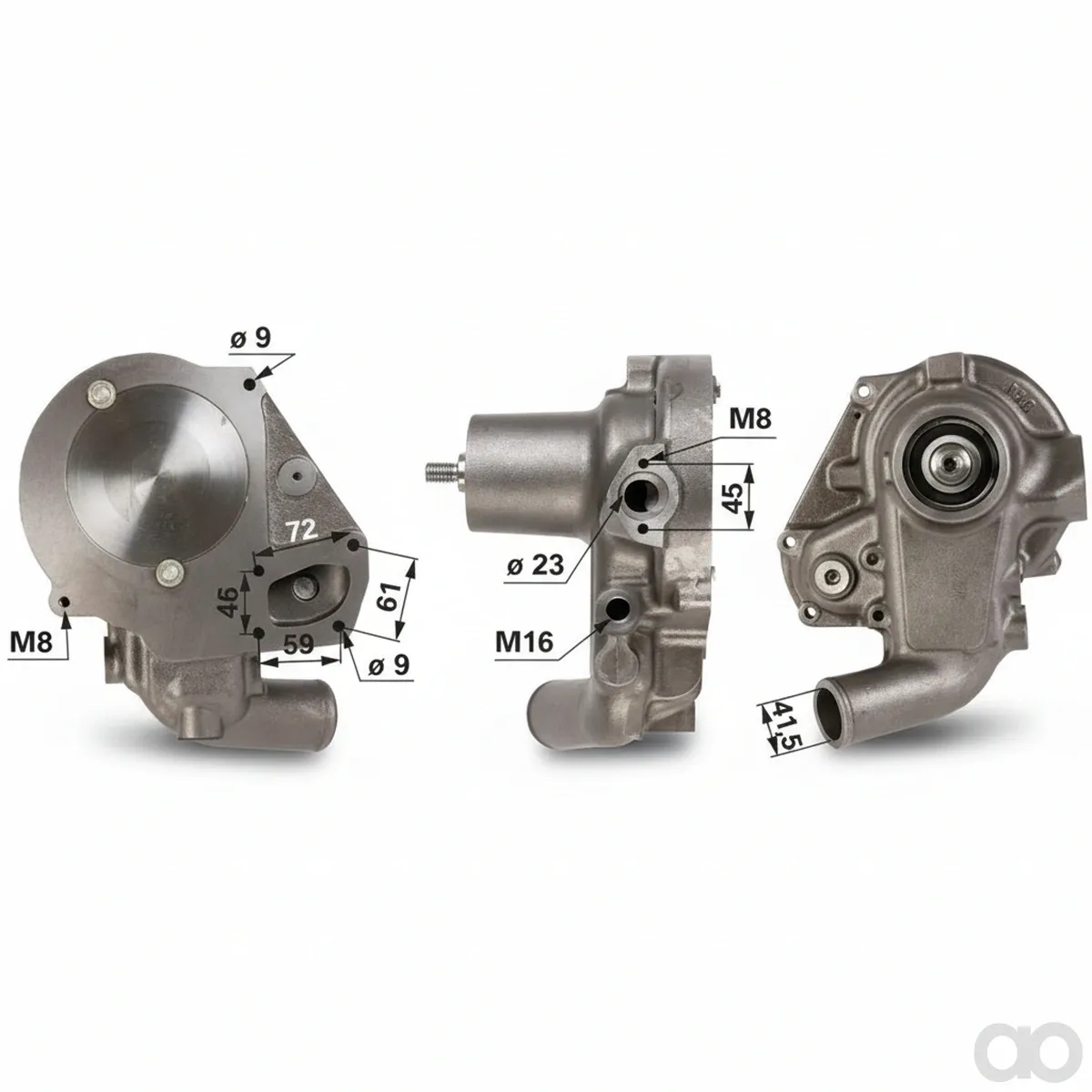 Prillinger - 00128140 - Water Pump Replacement For CNH 1