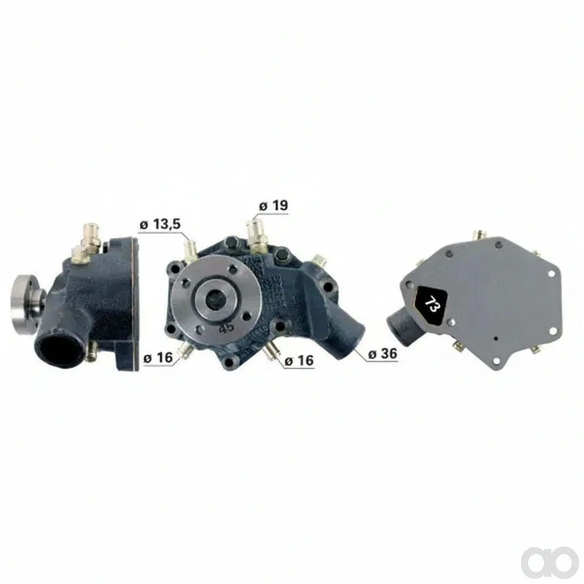 Prillinger - 00128215 - Water Pump for John Deere