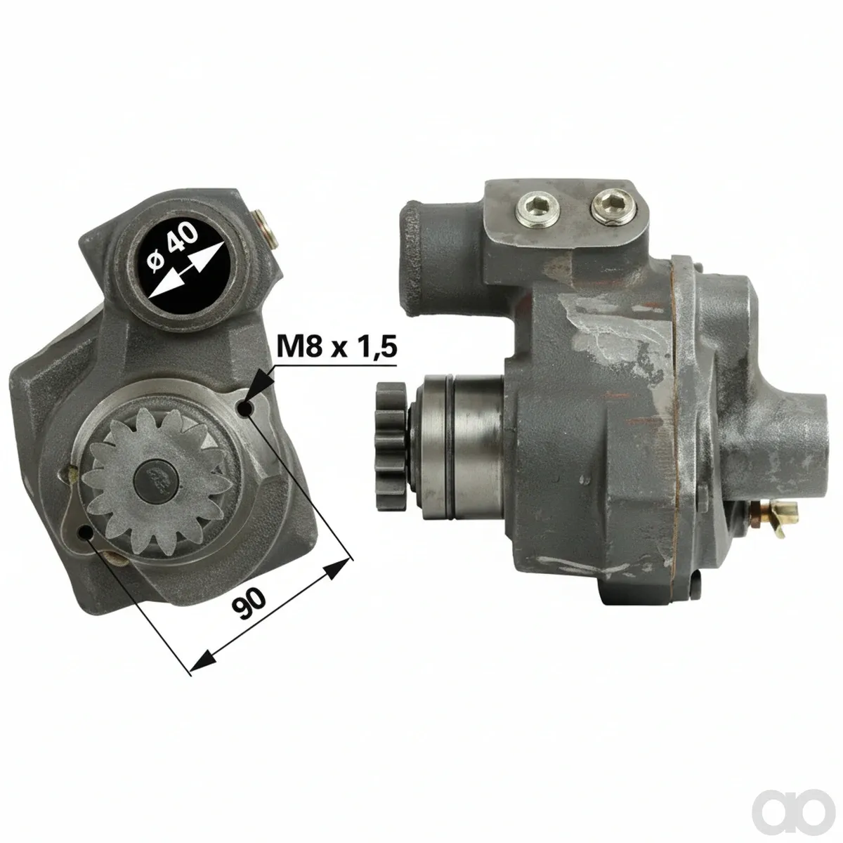 Prillinger - 00128216 - Water Pump for John Deere