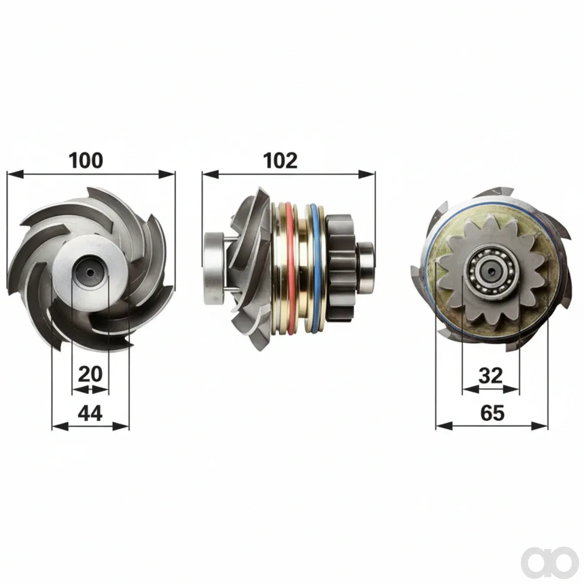 Prillinger - 00128221 - Water Pump Replacement for John Deere