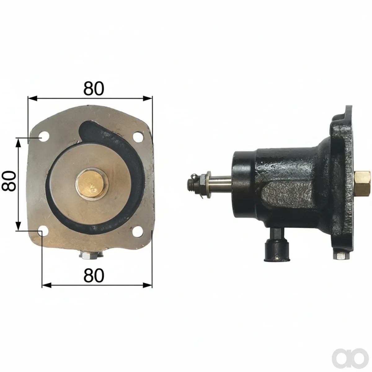 Prillinger - 00128510 - Water Pump with Gasket for Fendt