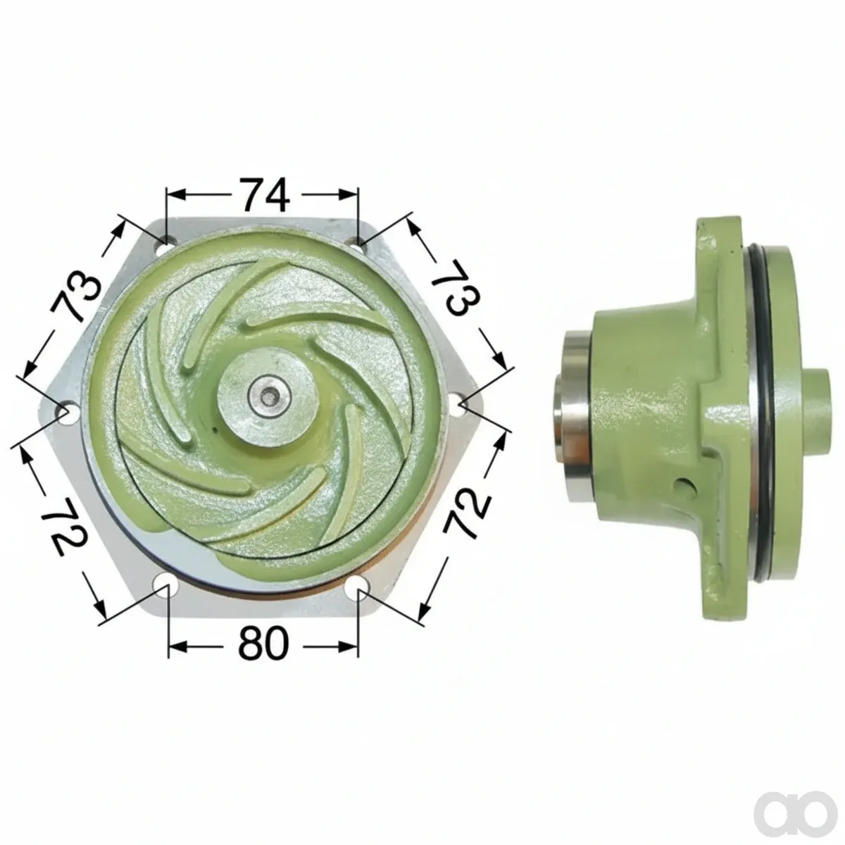 Prillinger - 00128512 - Water Pump For Fendt