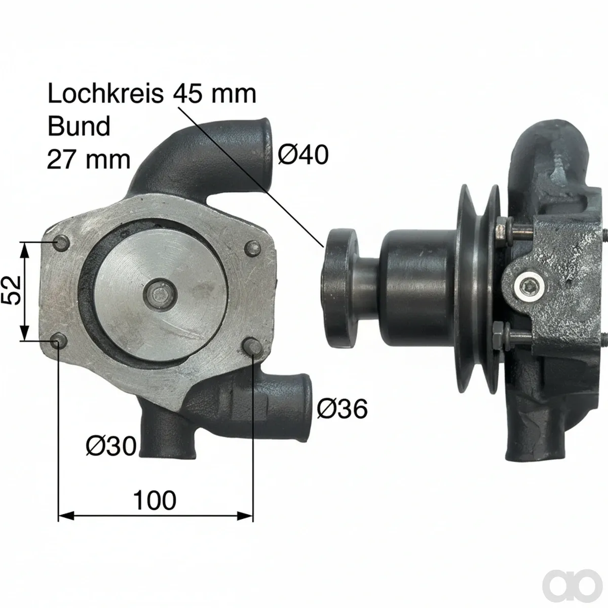 Prillinger - 00128721 - Water Pump Replacement For MF 41