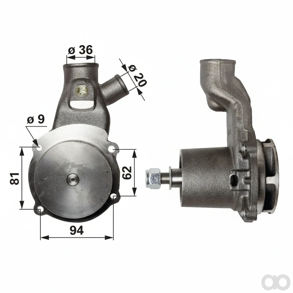 Prillinger - 00128726 - Water Pump Replacement For Perkins