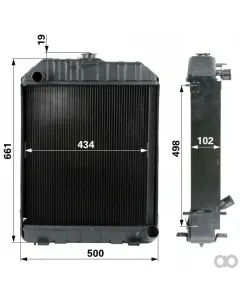 Prillinger - 00129119 - Radiator To Steyr 8085