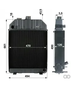 Prillinger - 00129120 - Radiator To Steyr 8100