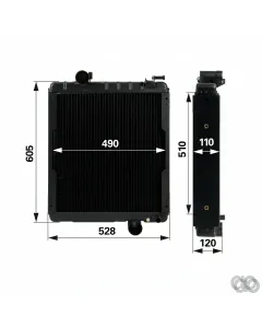 Prillinger - 00129218 - Radiator To John Deere