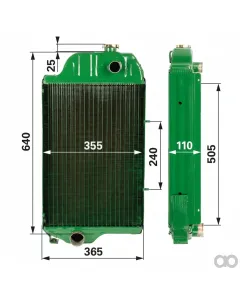 Prillinger - 00129221 - Radiator Instead Of John Deere