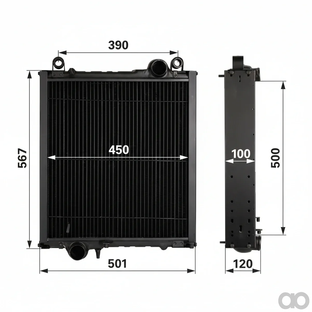 Prillinger - 00129225 - Radiator Instead Of John Deere