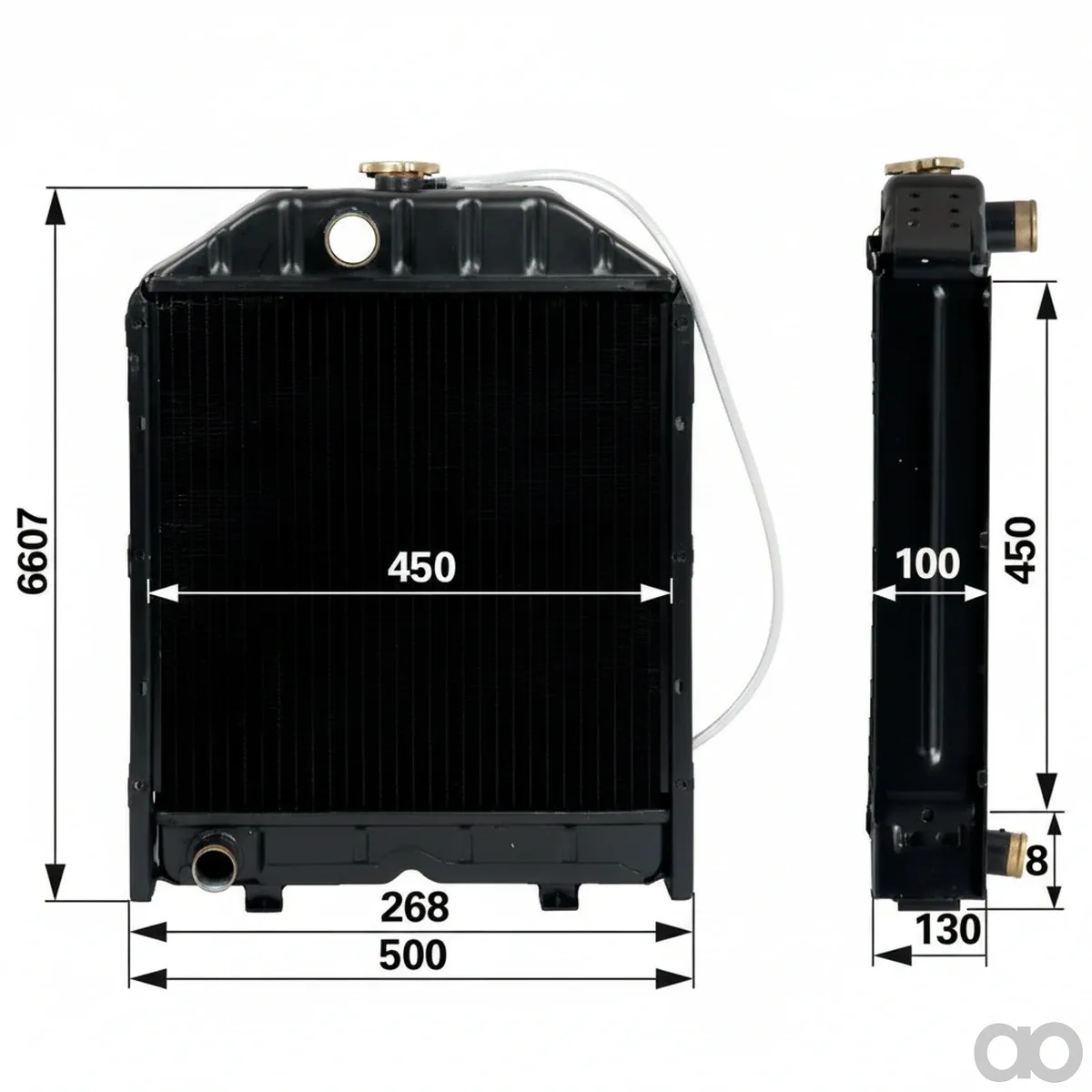 Prillinger - 00129310 - Radiator To Fiat