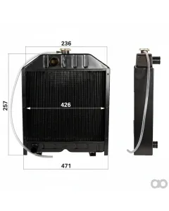 Prillinger - 00129312 - Radiator Instead Of Fiat 51288