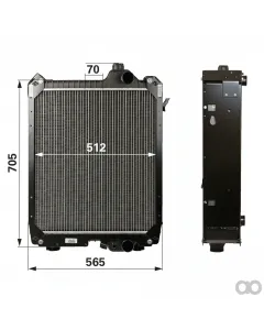 Prillinger - 00129437 - Radiator Replacement for CNH 844851