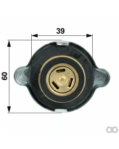 Prillinger - 00129512 - Radiator Cap for Fendt