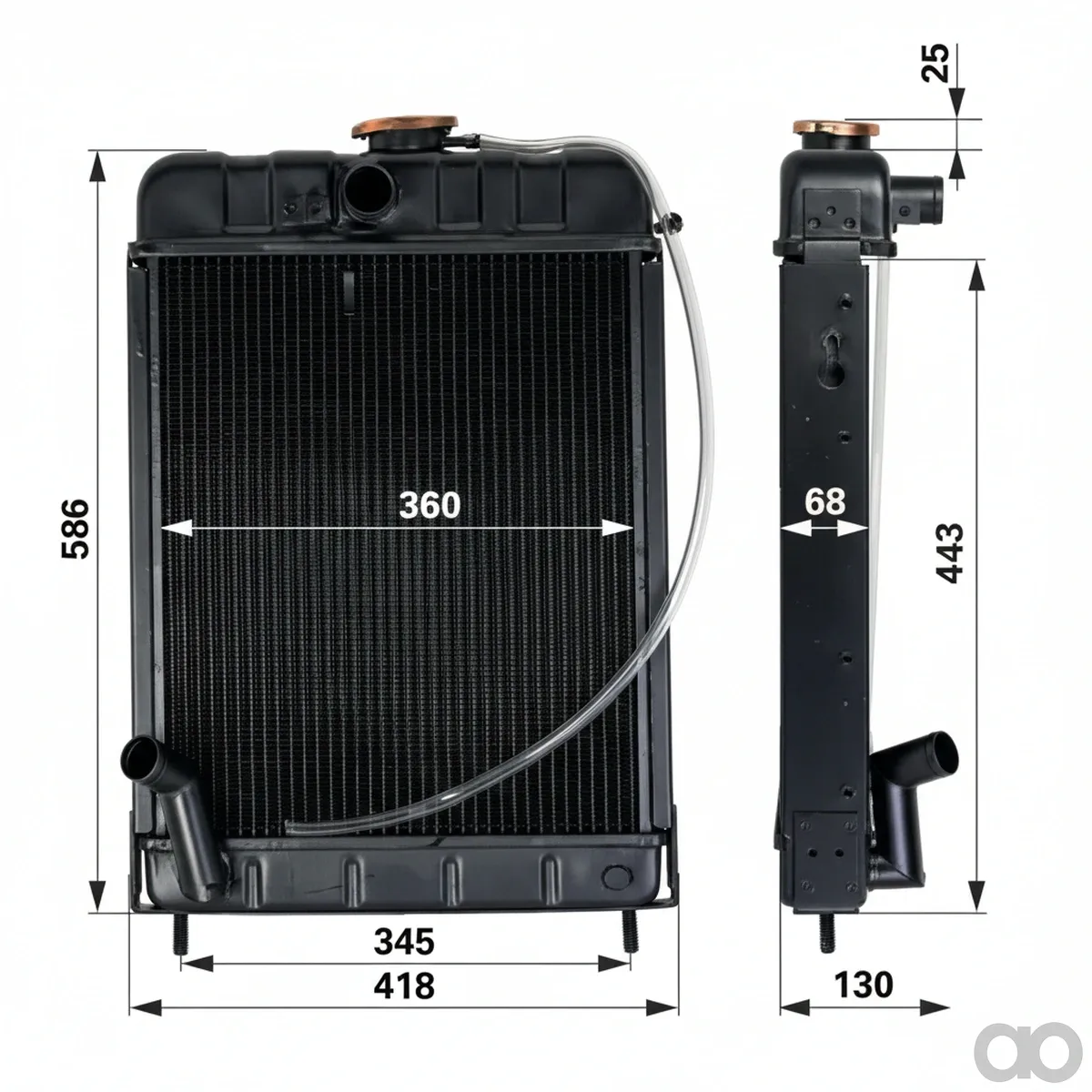Prillinger - 00129600 - Radiator for Lindner